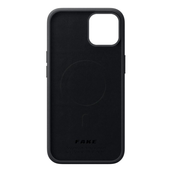 Купить Панель ArmorStandart FAKE Leather Case для Apple iPhone 14 Black (ARM64391) - фото 2