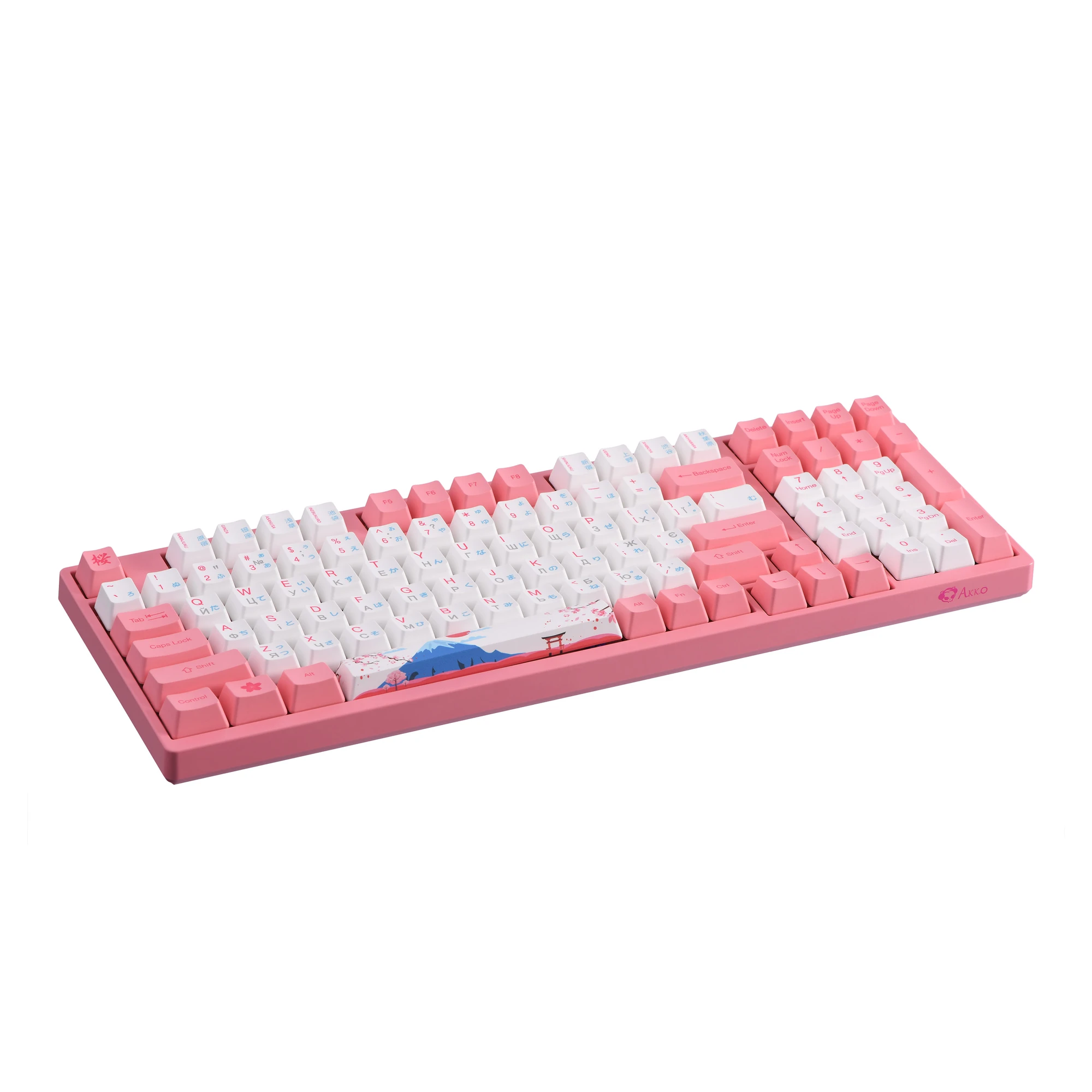 Купити Клавіатура Akko 3098B World Tour-Tokyo R2 TTC Golden Red RGB (6925758614030) - фото 3