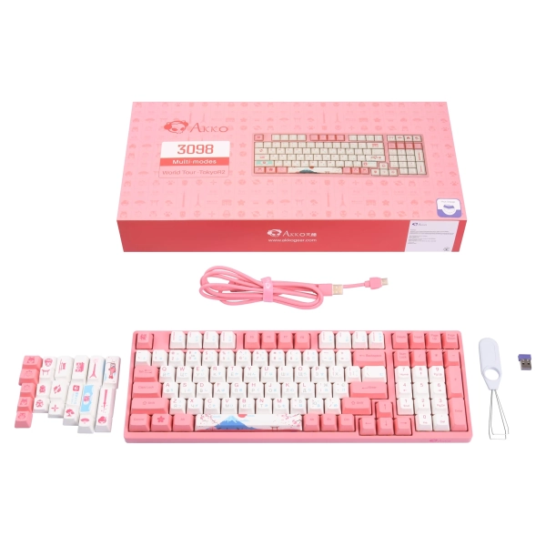 Купити Клавіатура Akko 3098B World Tour-Tokyo R2 TTC Golden Red RGB (6925758614030) - фото 12