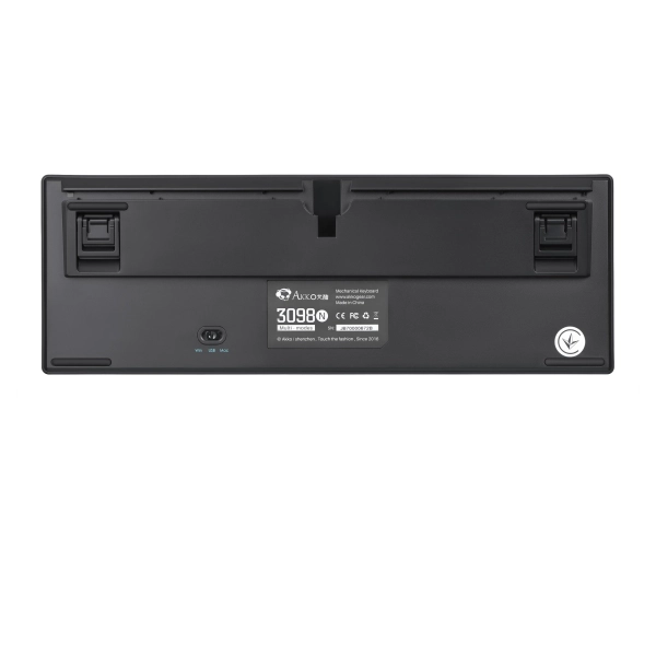 Купити Клавіатура Akko 3098N Black/Cyan TTC Flame Switch RGB (6925758618311) - фото 9