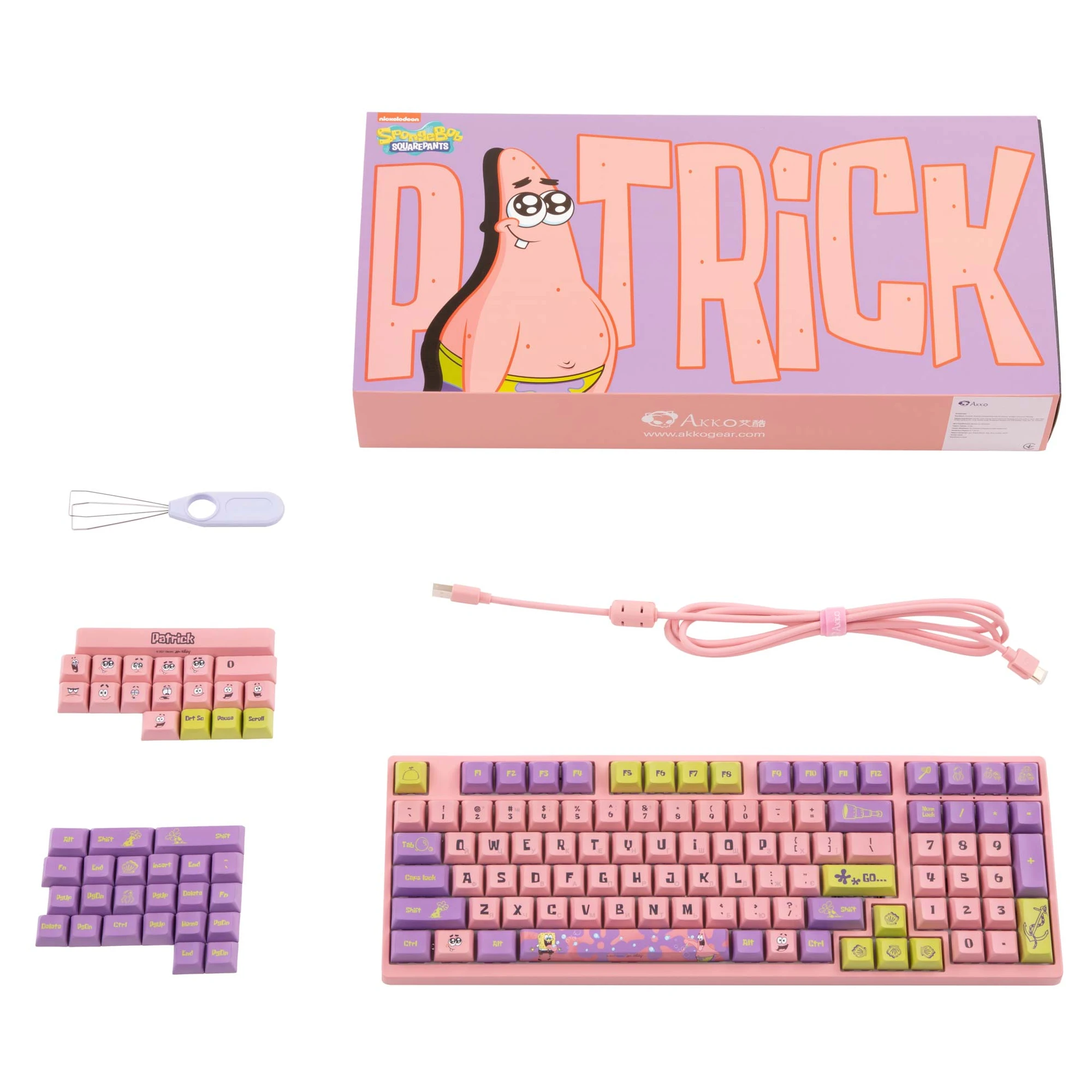 Купити Клавіатура Akko 3098S RGB Patrick CS Starfish (6925758613927) - фото 10