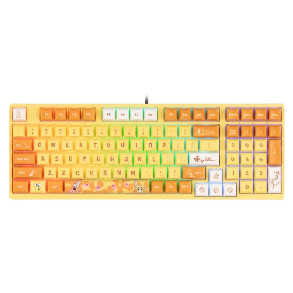 Купити Клавіатура Akko 3098S RGB Sponge Bob CS Sponge RGB (6925758613880) - фото 2