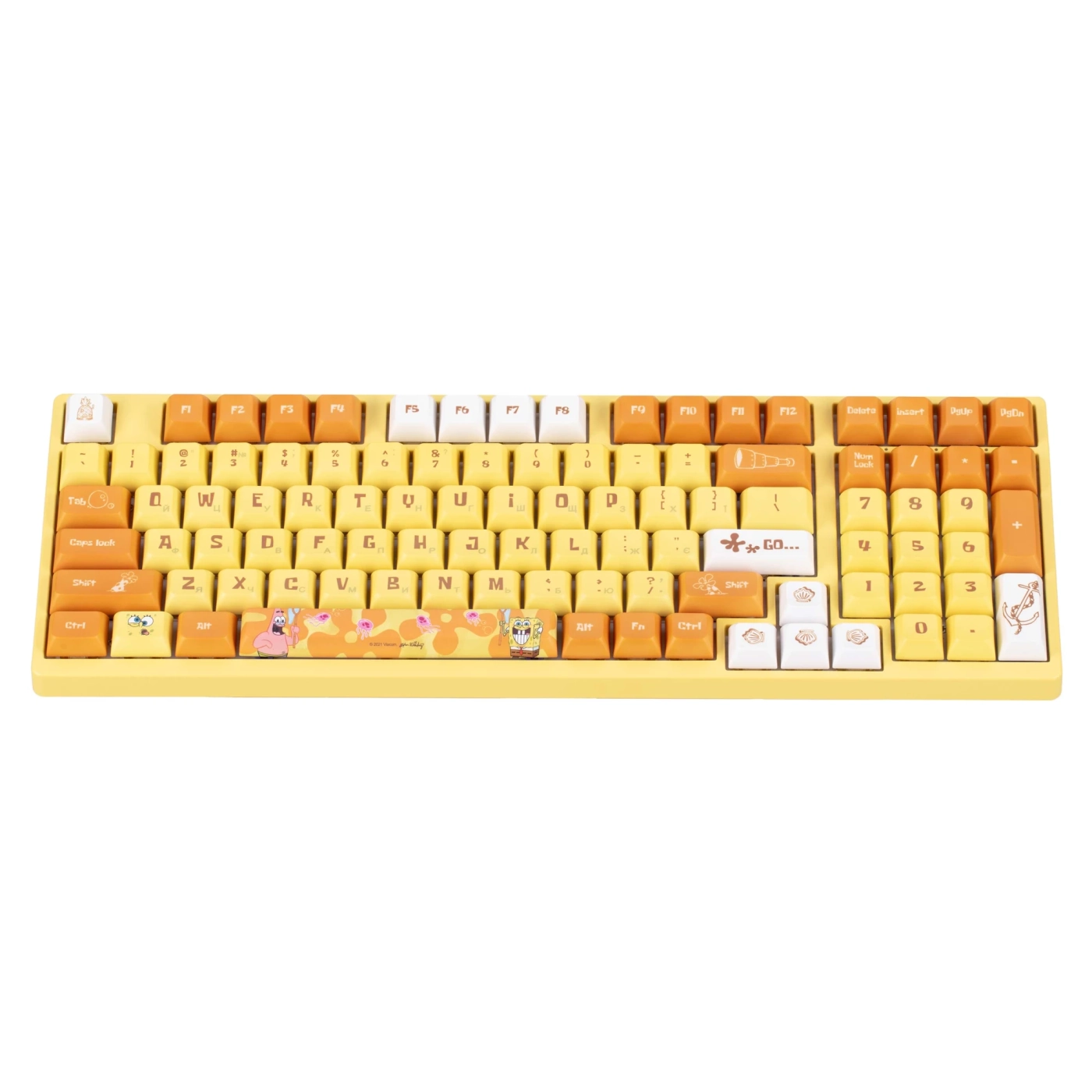 Купити Клавіатура Akko 3098S RGB Sponge Bob CS Sponge RGB (6925758613880) - фото 3