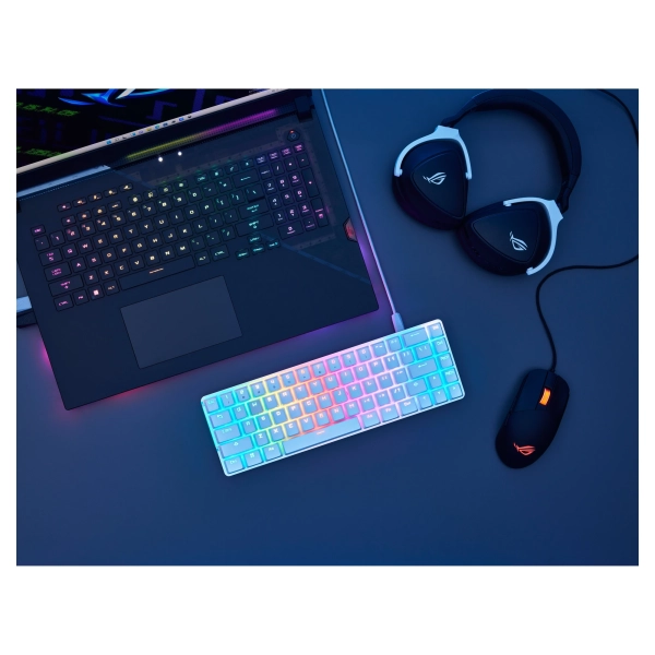 Купить Клавиатура ASUS ROG Falchion Ace NX Red EN PBT White (90MP0346-BKUA11) - фото 9