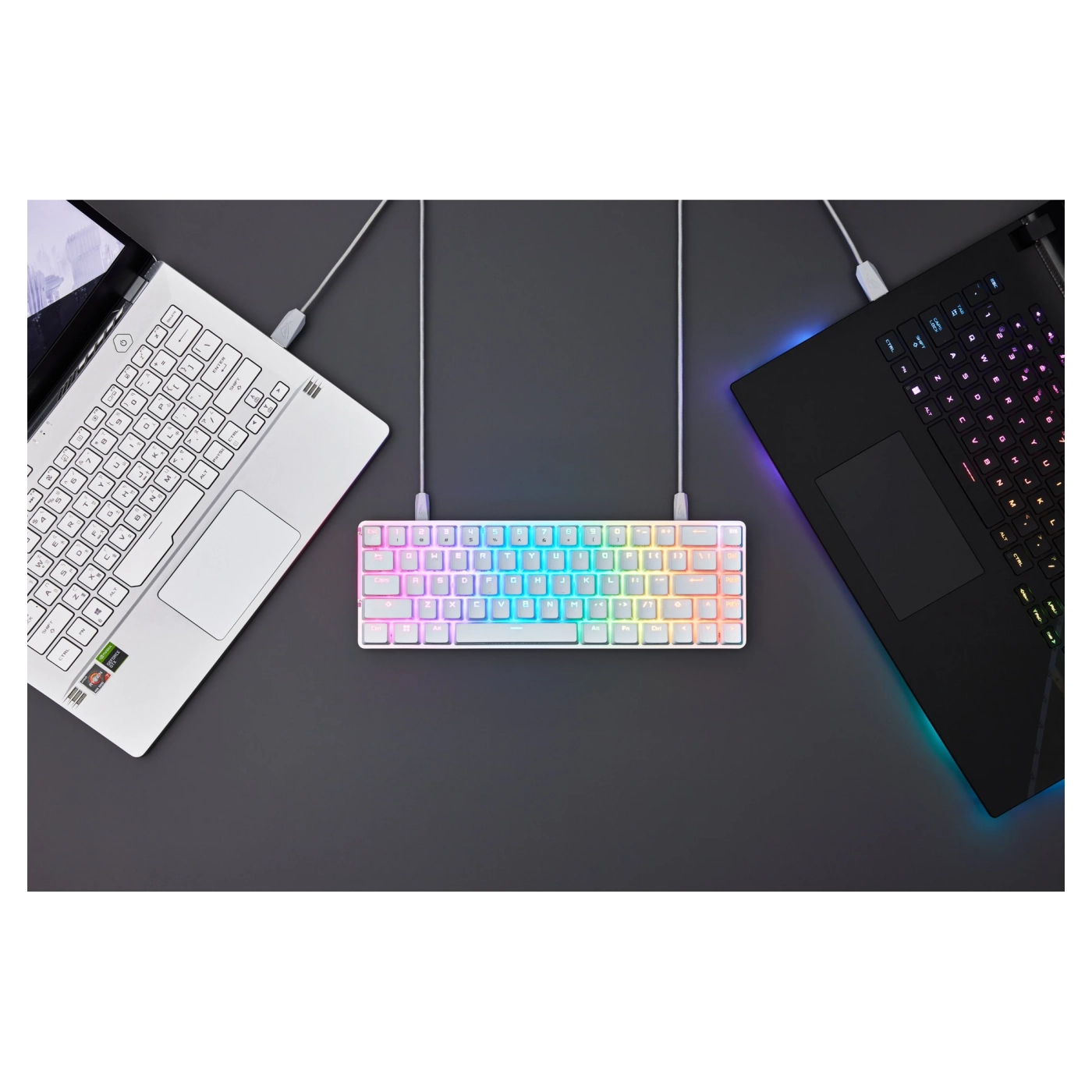 Купить Клавиатура ASUS ROG Falchion Ace NX Red EN PBT White (90MP0346-BKUA11) - фото 15