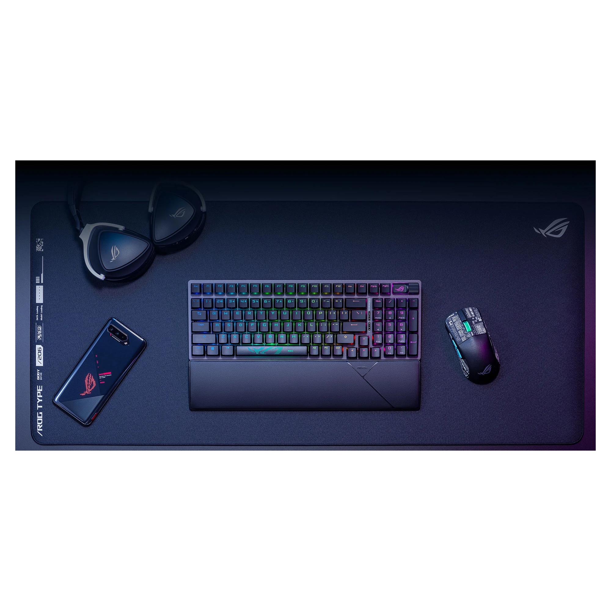 Купить Клавиатура ASUS ROG Strix Scope II 96 Wireless EN PBT (90MP037A-BKUA01) - фото 10