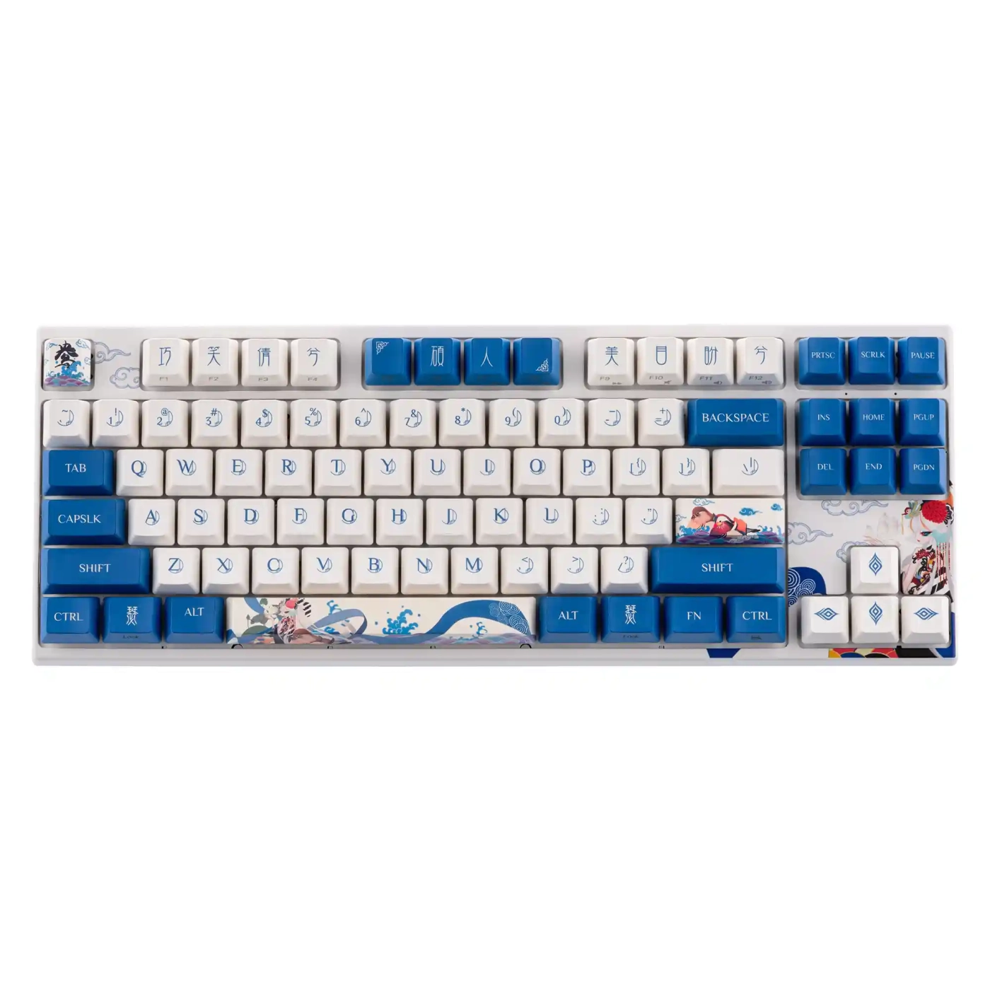 Купить Клавиатура Varmilo VEA87 Lovebirds-I Cherry MX Red (A23A002A3A0A01A003) - фото 1