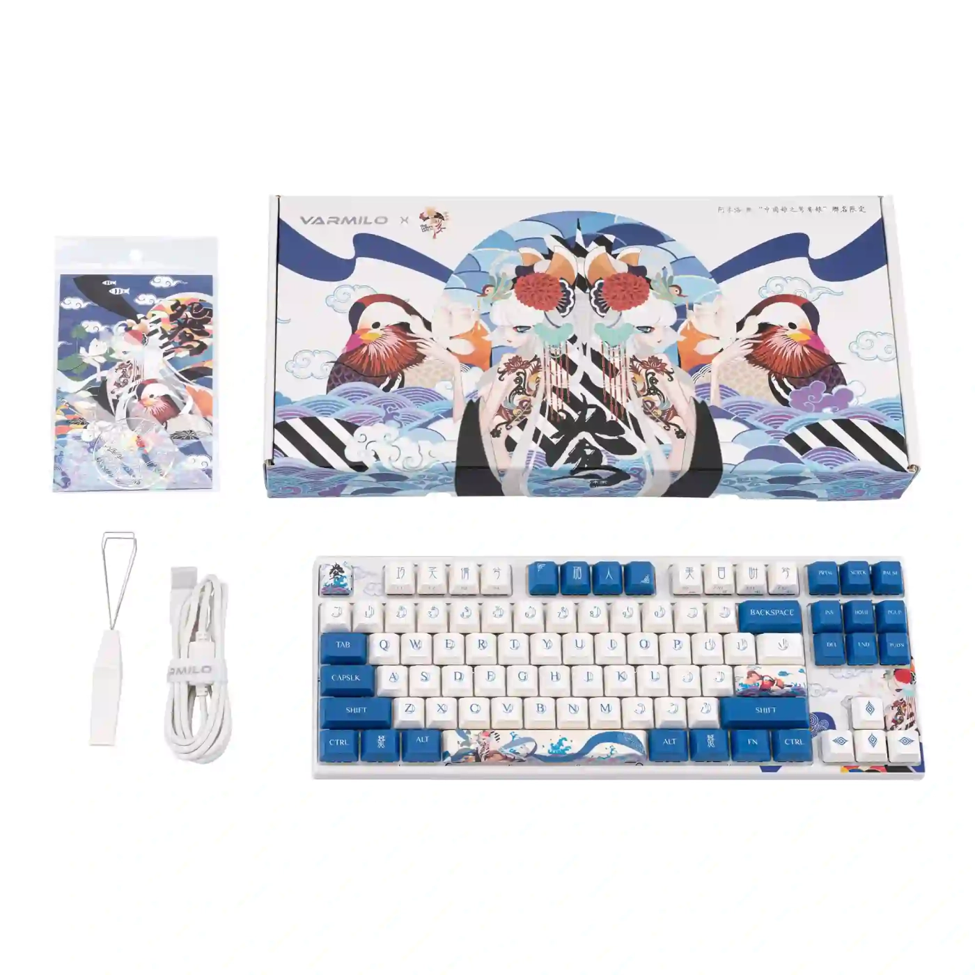 Купить Клавиатура Varmilo VEA87 Lovebirds-I Cherry MX Red (A23A002A3A0A01A003) - фото 10