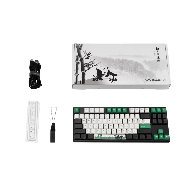 Купить Клавиатура Varmilo VEM87 Panda R2 EC V2 Rose UA (A33A029B0A3A17A026) - фото 10