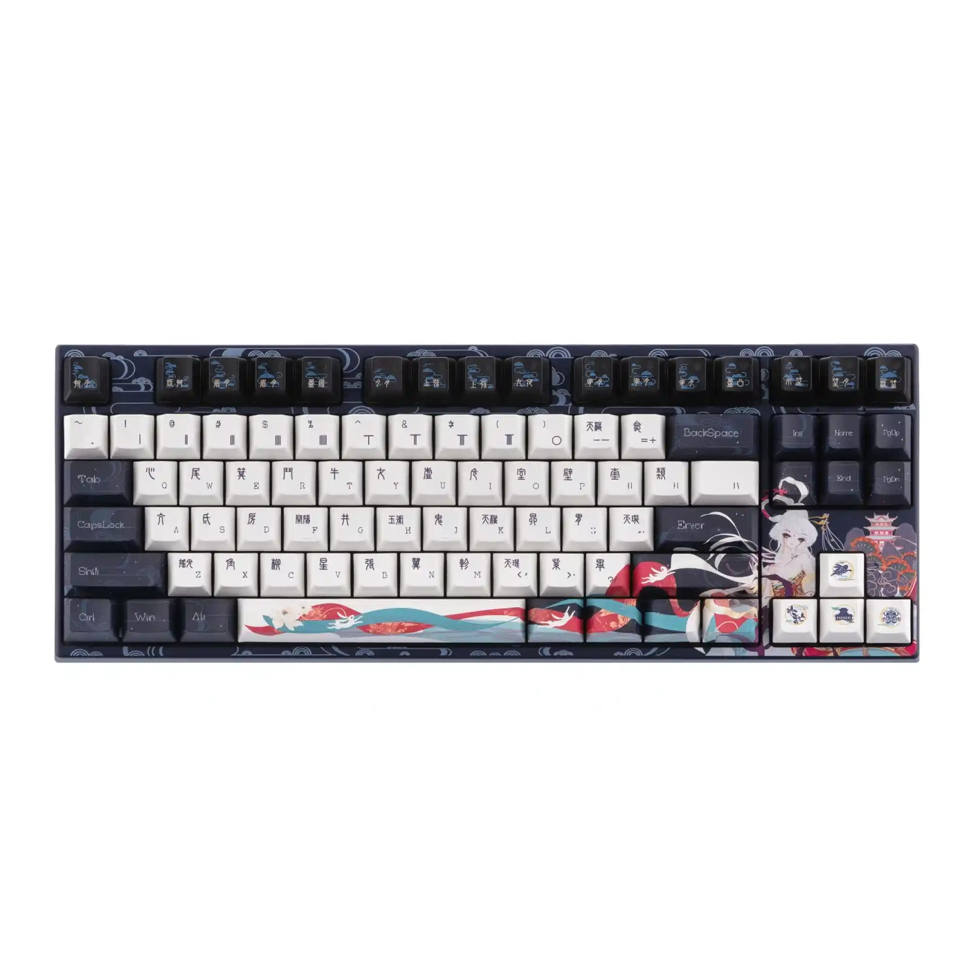 Купить Клавиатура Varmilo VPE87 Chang'e Cherry MX Red EN (A50A054D4A3A01A043) - фото 1