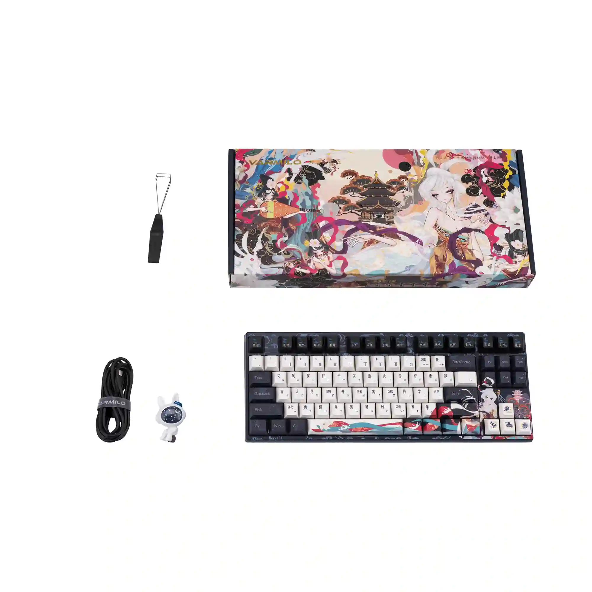Купить Клавиатура Varmilo VPE87 Chang'e Cherry MX Silent Red EN (A50A054D5A3A01A043) - фото 12