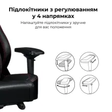 Купить Кресло для геймеров ASUS ROG Chariot X Core (Wide) Black (90GC01N0-MSG040) - фото 3