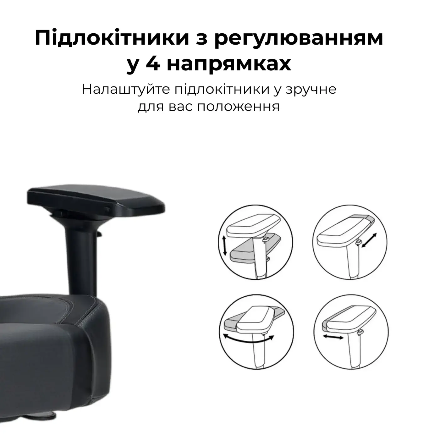 Купить Кресло для геймеров ASUS ROG Chariot X Core (Wide) Grey (90GC01N0-MSG050) - фото 3