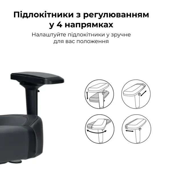 Купить Кресло для геймеров ASUS ROG Chariot X Core (Wide) Grey (90GC01N0-MSG050) - фото 3