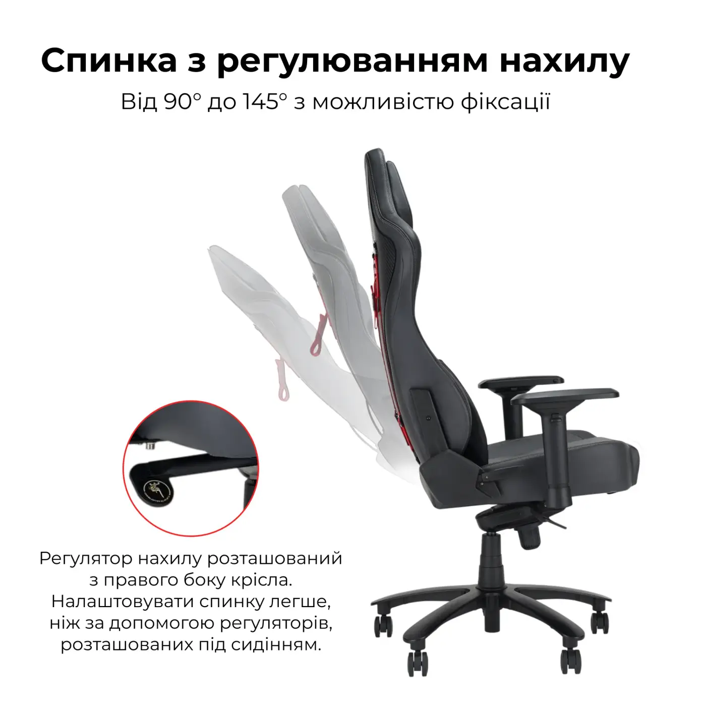 Купить Кресло для геймеров ASUS ROG Chariot X Core (Wide) Grey (90GC01N0-MSG050) - фото 4