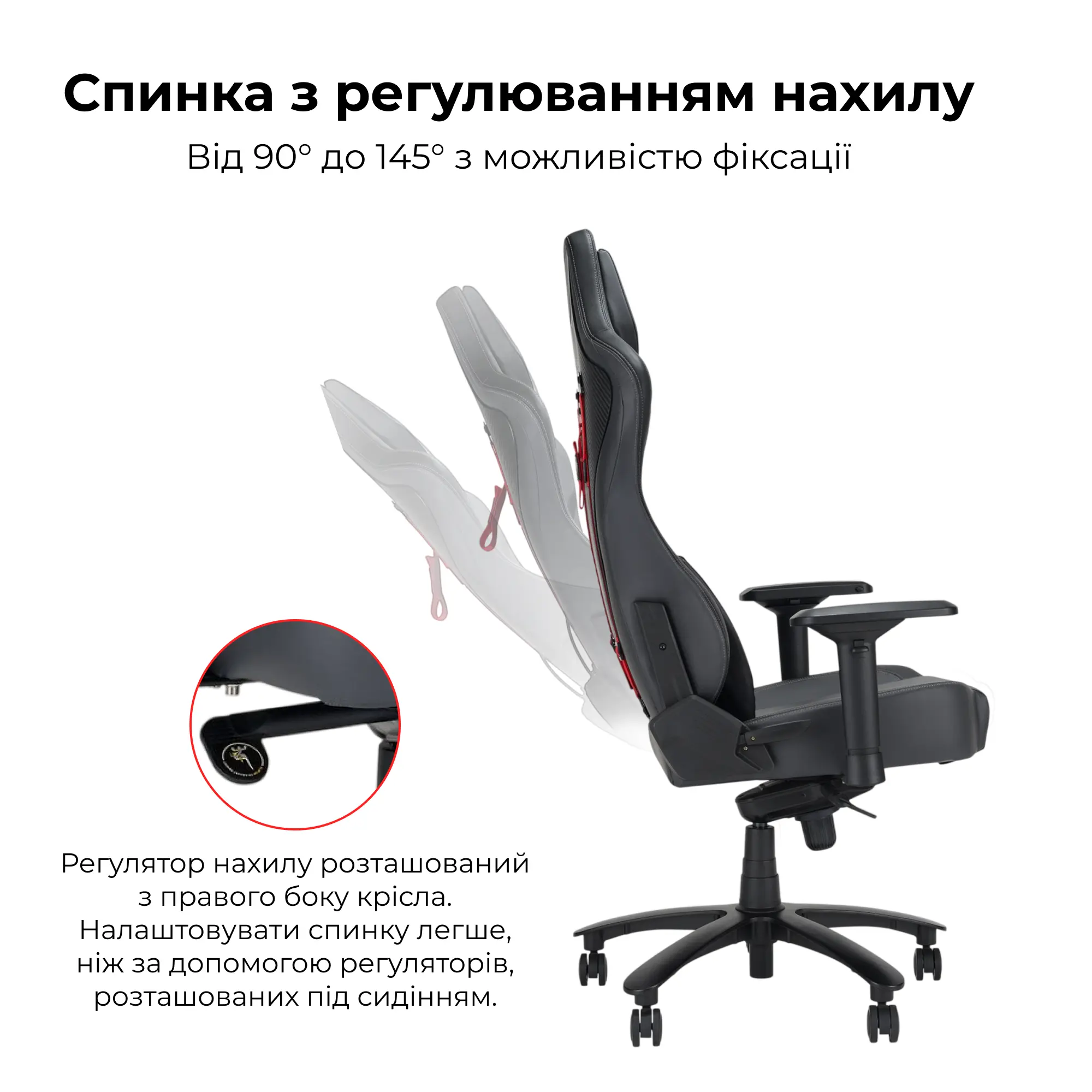 Купить Кресло для геймеров ASUS ROG Chariot X Core (Wide) Grey (90GC01N0-MSG050) - фото 4