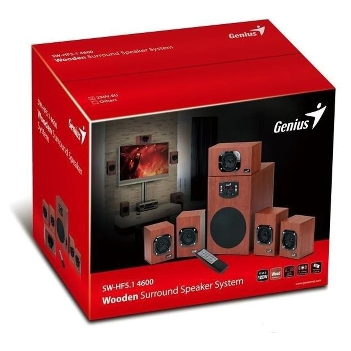 Купить Акустическая система Genius SW-HF 5.1 4600 II (31730016400) - фото 3