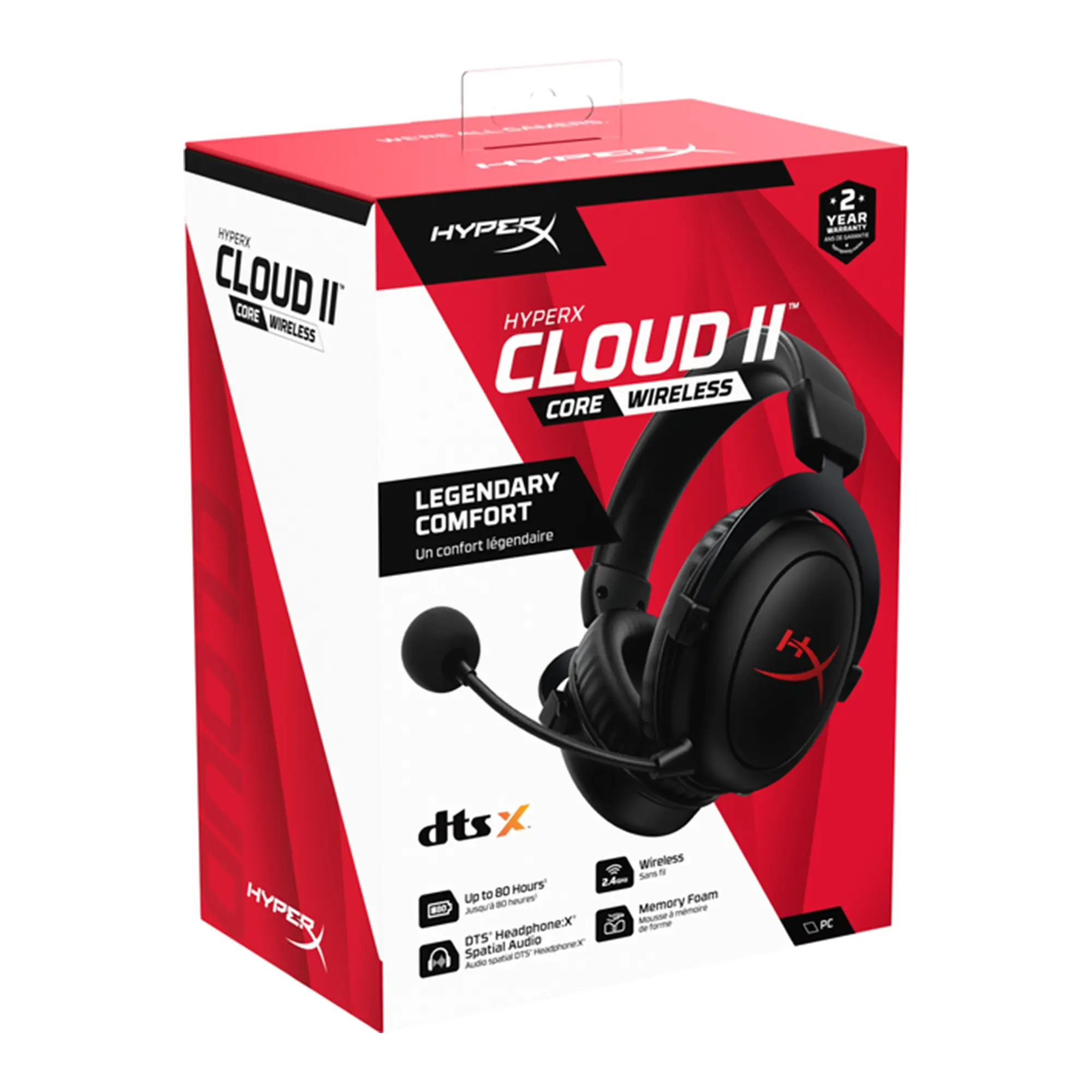 Купить Навушники HyperX Cloud II Core Wireless Black (6Y2G8AA) - фото 8