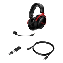 Купити Навушники HyperX Cloud III Wireless Black-Red (77Z46AA) - фото 7