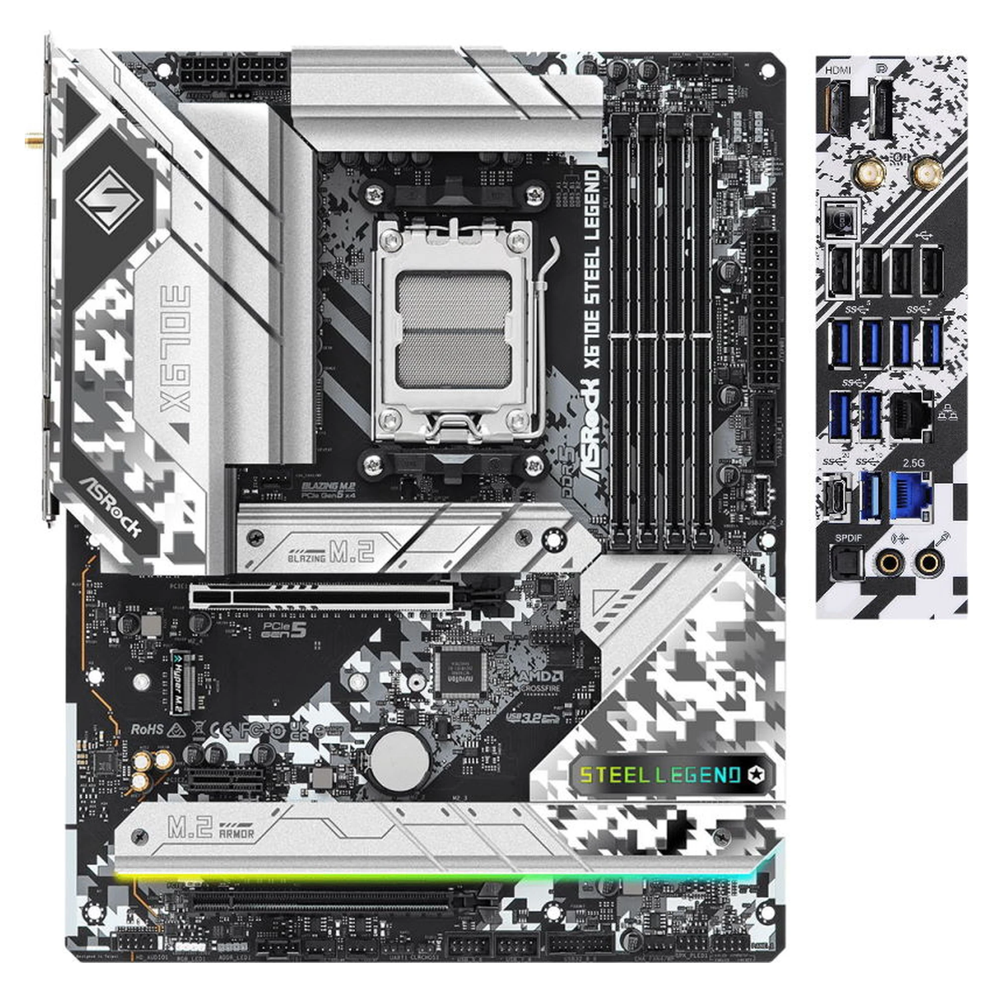 Купити Материнська плата ASRock X670E STEEL LEGEND - фото 7