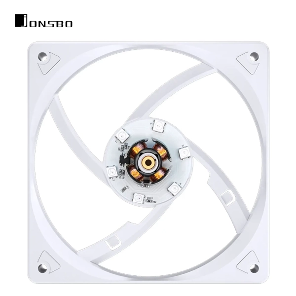 Купити Процесорний кулер JONSBO CR-1000 EVO ARGB White (120mm/4pin/1500RPM/32dBA/4 тепл. трубки) - фото 8