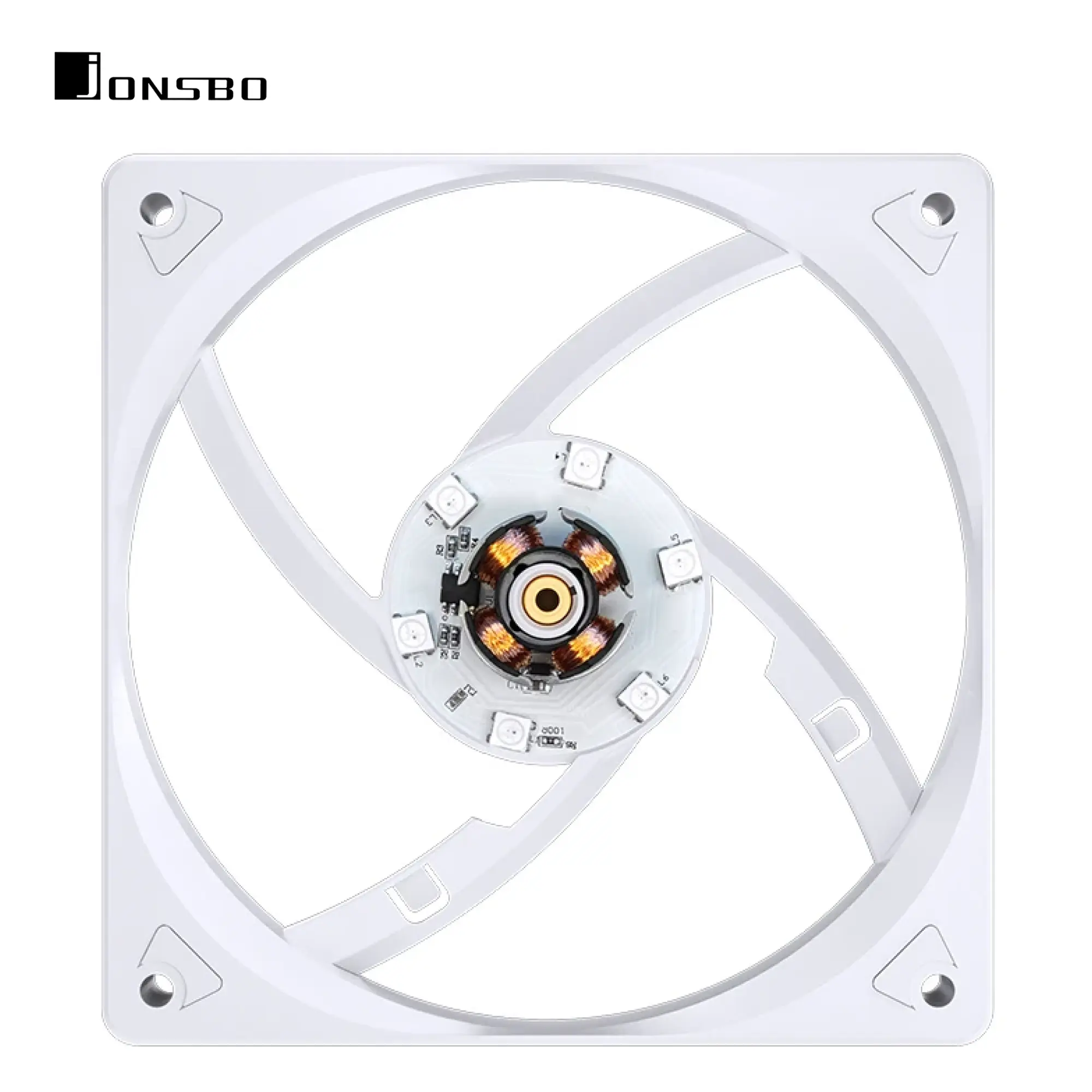 Купити Процесорний кулер JONSBO CR-1000 EVO ARGB White (120mm/4pin/1500RPM/32dBA/4 тепл. трубки) - фото 8