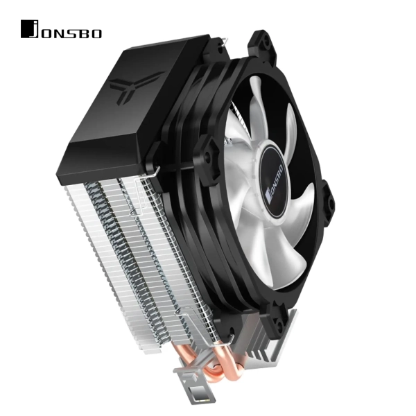 Купити Процесорний кулер JONSBO CR-1200E black (92mm/3pin/2300RPM/30.5Dba/2 тепл. трубки) - фото 10