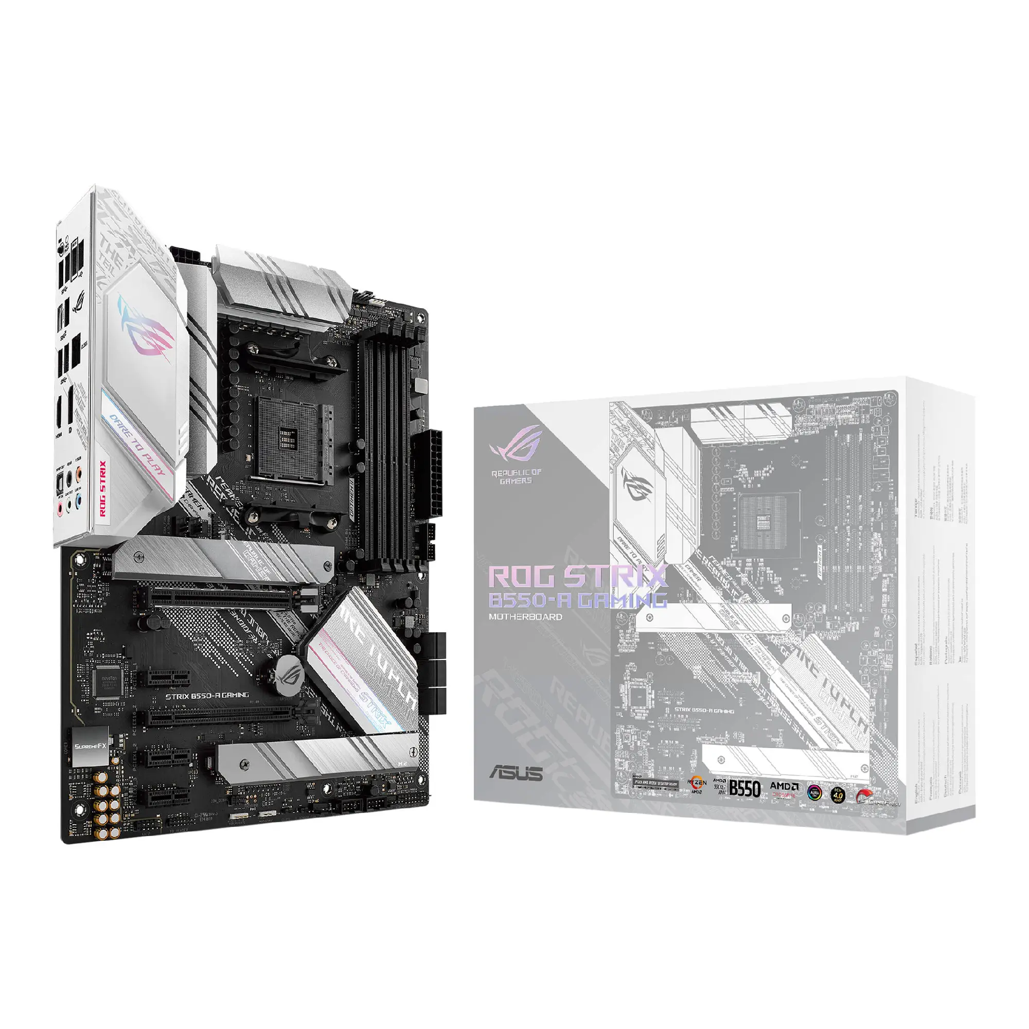 Купити Материнська плата ASUS ROG STRIX B550-A GAMING - фото 3