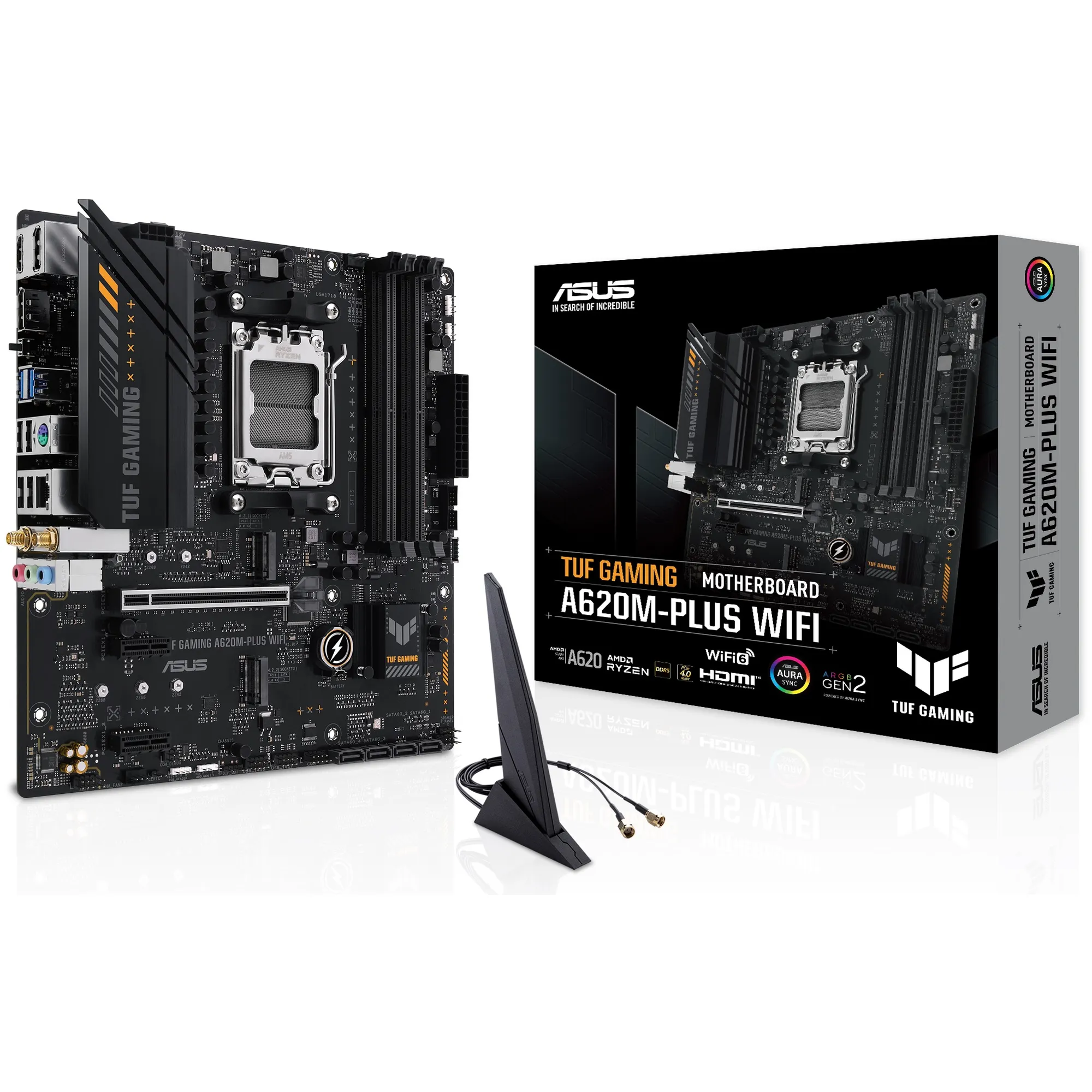 Купити Материнська плата ASUS TUF GAMING A620M-PLUS WIFI - фото 1