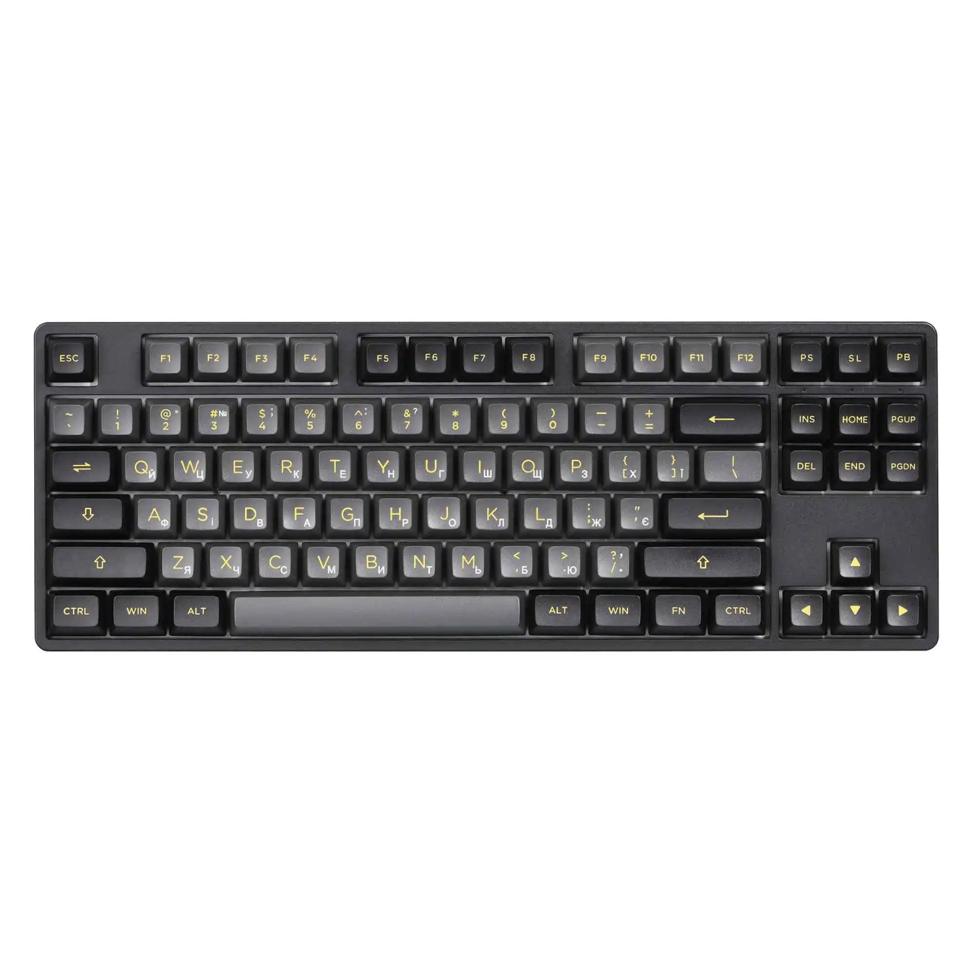 Купить Клавиатура Akko 5087B Plus Black/Gold Jelly Pink RGB (6925758624206) - фото 3
