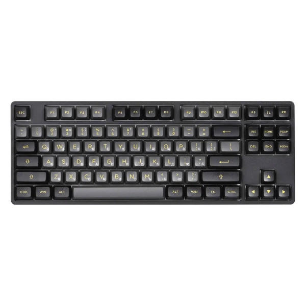 Купить Клавиатура Akko 5087B Plus Black/Gold Jelly Pink RGB (6925758624206) - фото 3