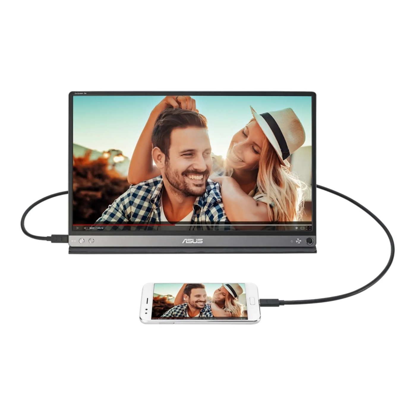 Купить Монитор 15.6" ASUS ZenScreen GO MB16AP (90LM0381-B02170) - фото 4