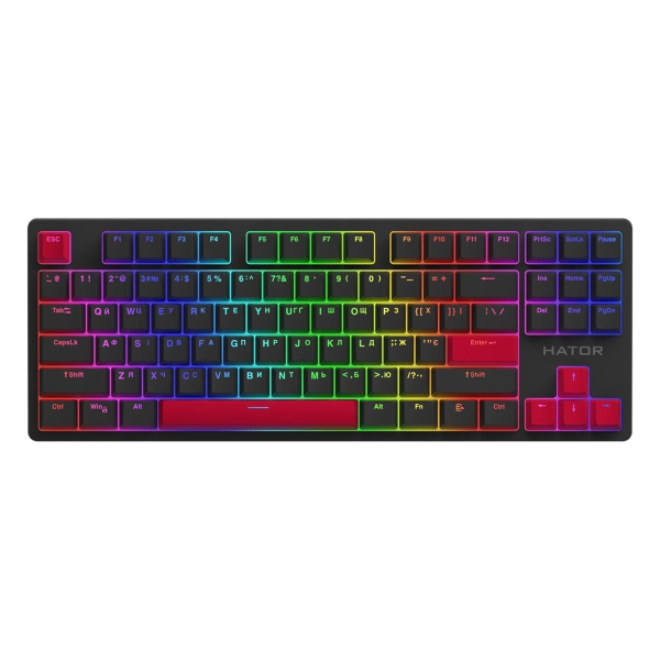 Купить Комплект кейкапов HATOR Racing Red PBT keycaps (HTS-713) - фото 3