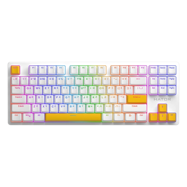 Купити Комплект кейкапів HATOR Sunny Yellow PBT keycaps (HTS-715) - фото 2