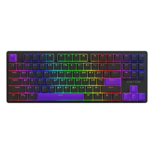 Купити Комплект кейкапів HATOR Vivid Lilac PBT keycaps (HTS-716) - фото 3