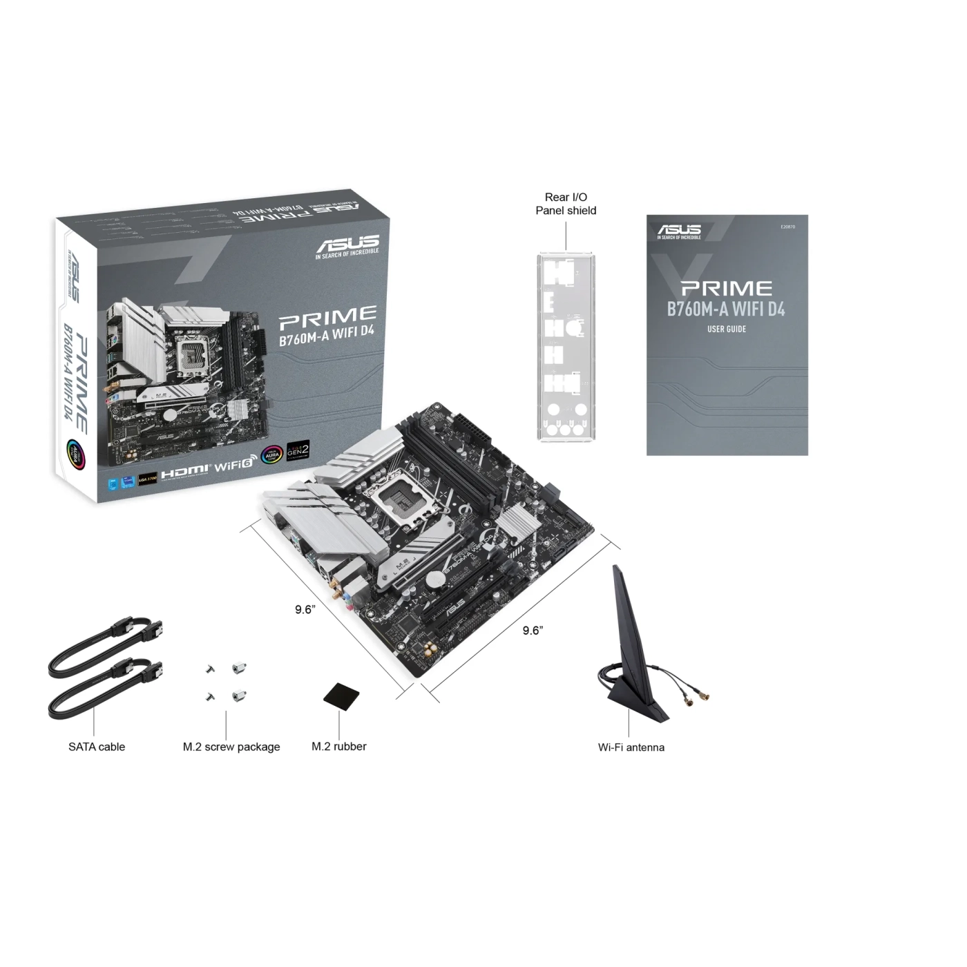 Купити Материнська плата ASUS PRIME B760M-A WIFI D4 - фото 6