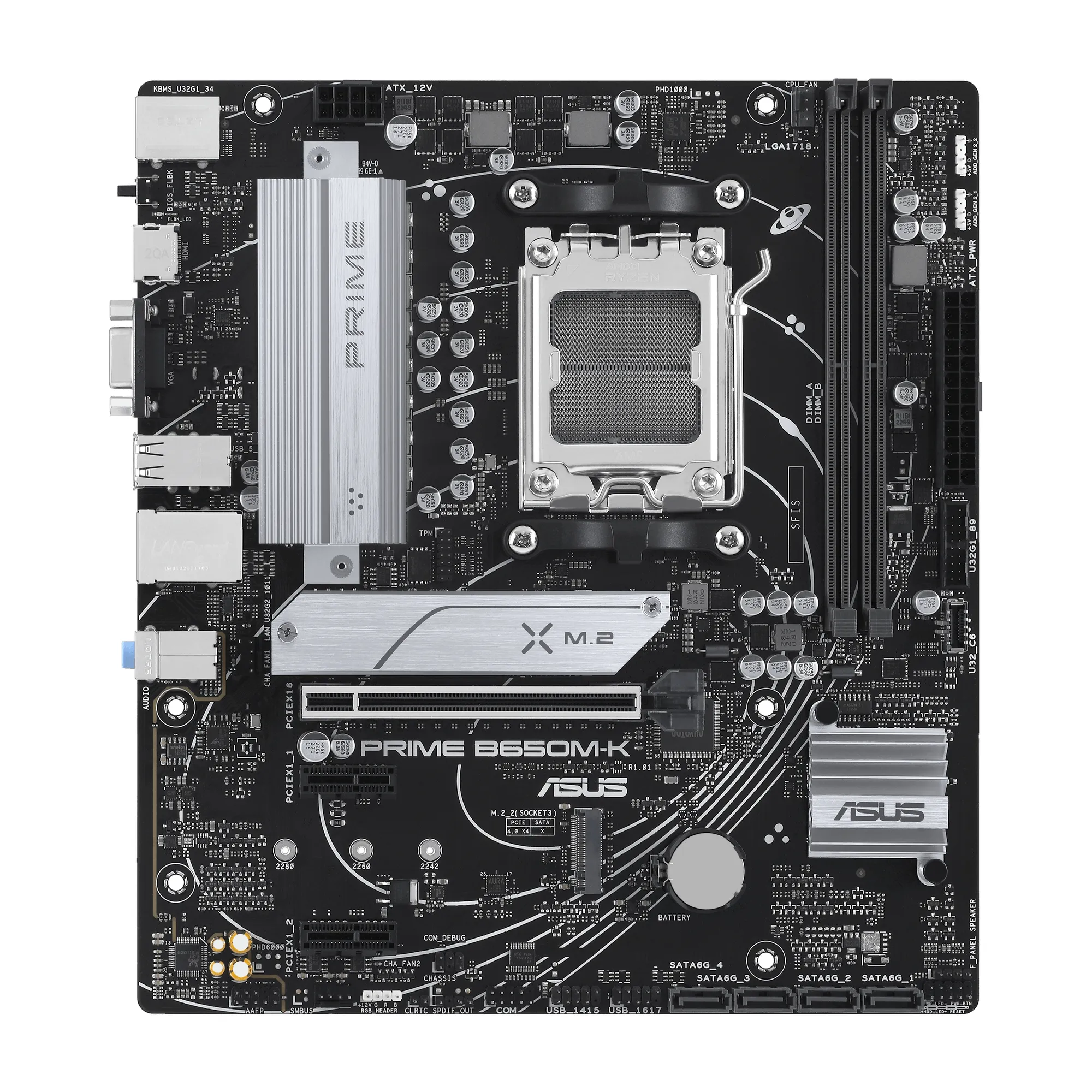 Купить Материнская плата ASUS PRIME B650M-K - фото 2