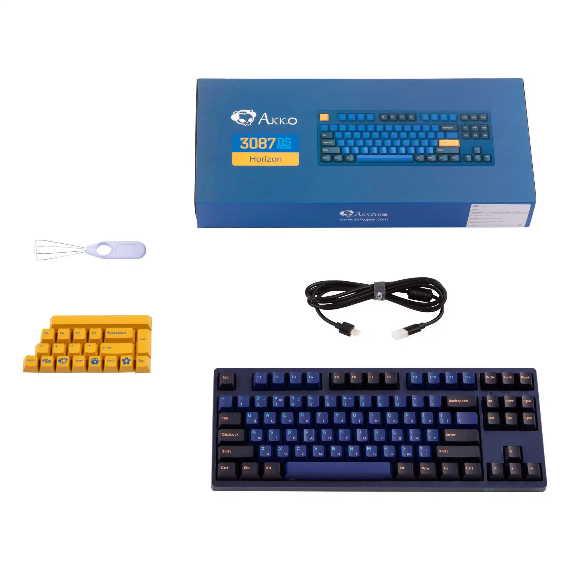 Купити Клавіатура Akko 3087 V2 DS Horizon V2 Orange (6925758607735) - фото 9