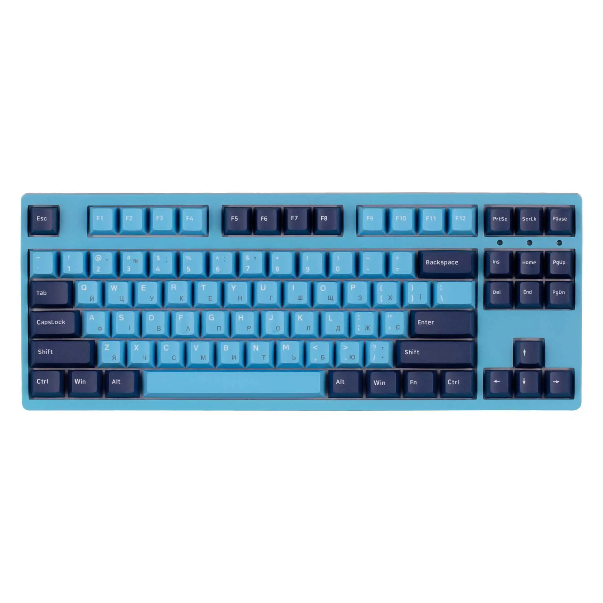 Купить Клавиатура Akko 3087 Mirror of the Sky Cherry MX Brown RU Blue (6925758616447) - фото 1