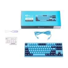 Купить Клавиатура Akko 3087 Mirror of the Sky Cherry MX Brown RU Blue (6925758616447) - фото 9