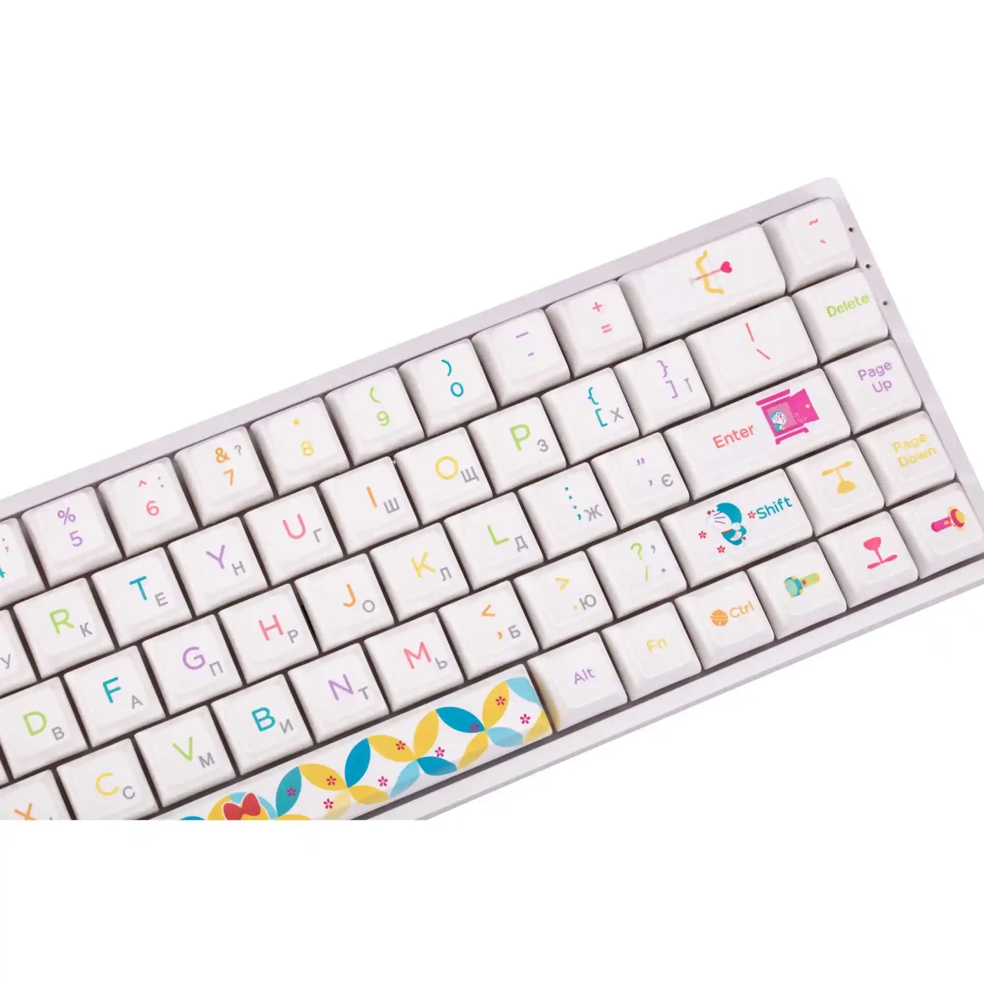 Купить Клавиатура Akko 3068B Doraemon Rainbow CS Jelly Pink (6925758617383) - фото 4