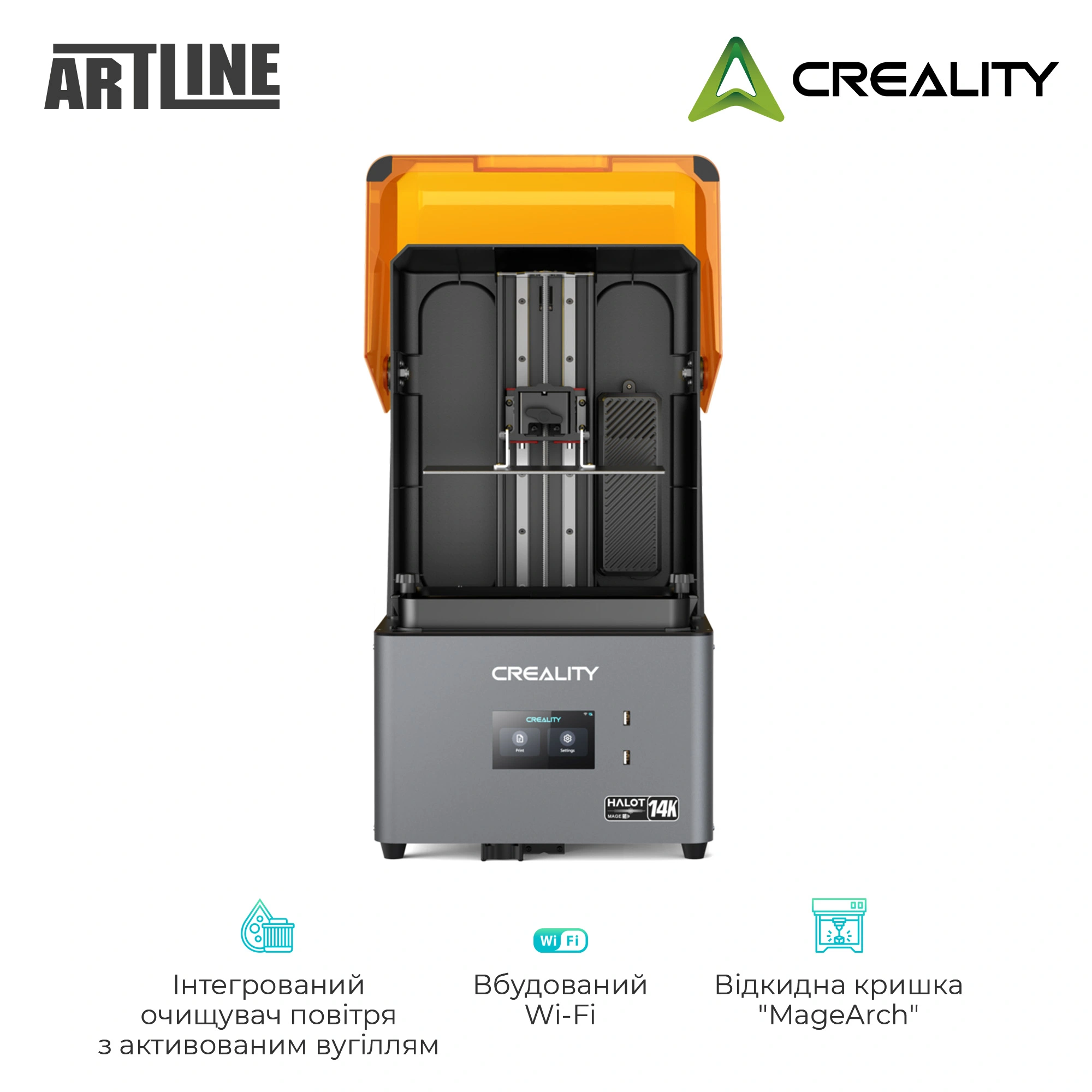 Купити 3D принтер Creality Halot-Mage S 14K - фото 4
