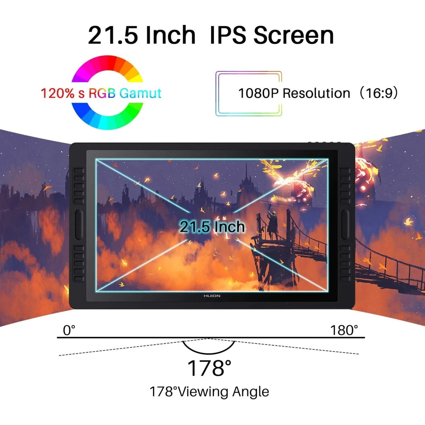 Купить Графический монитор Huion Kamvas Pro 20 2019 GT1901 - фото 5