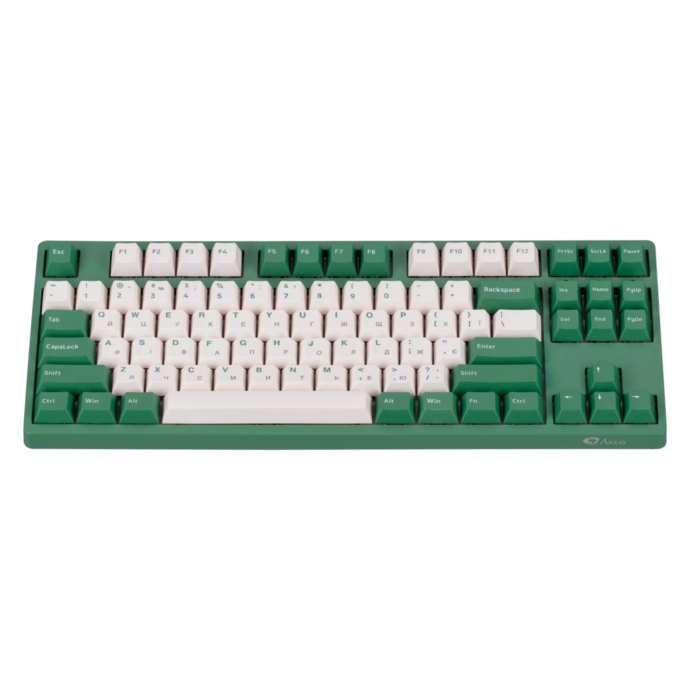 Купить Клавиатура AKKO 3087 Matcha Red Bean Cherry MX Red RU Green (A3087_MA_CR) - фото 3