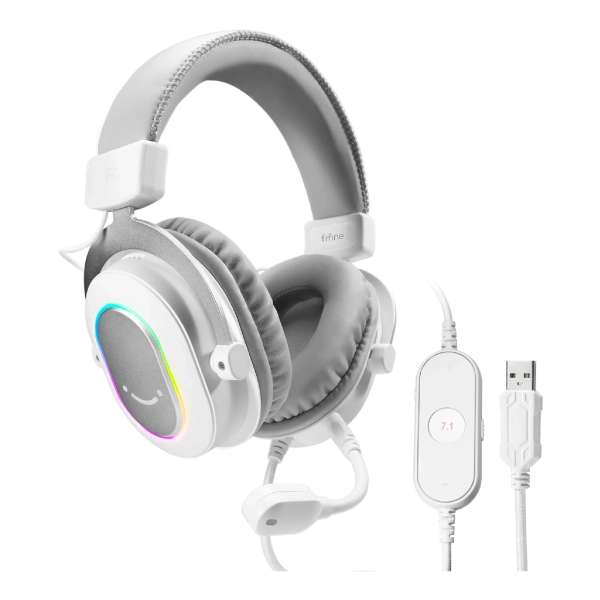 Купити Навушники Fifine H6 White RGB - фото 3
