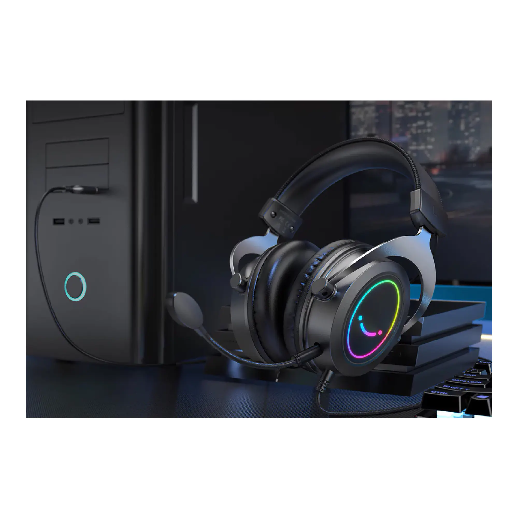 Купить Наушники Fifine H3 RGB Black - фото 4
