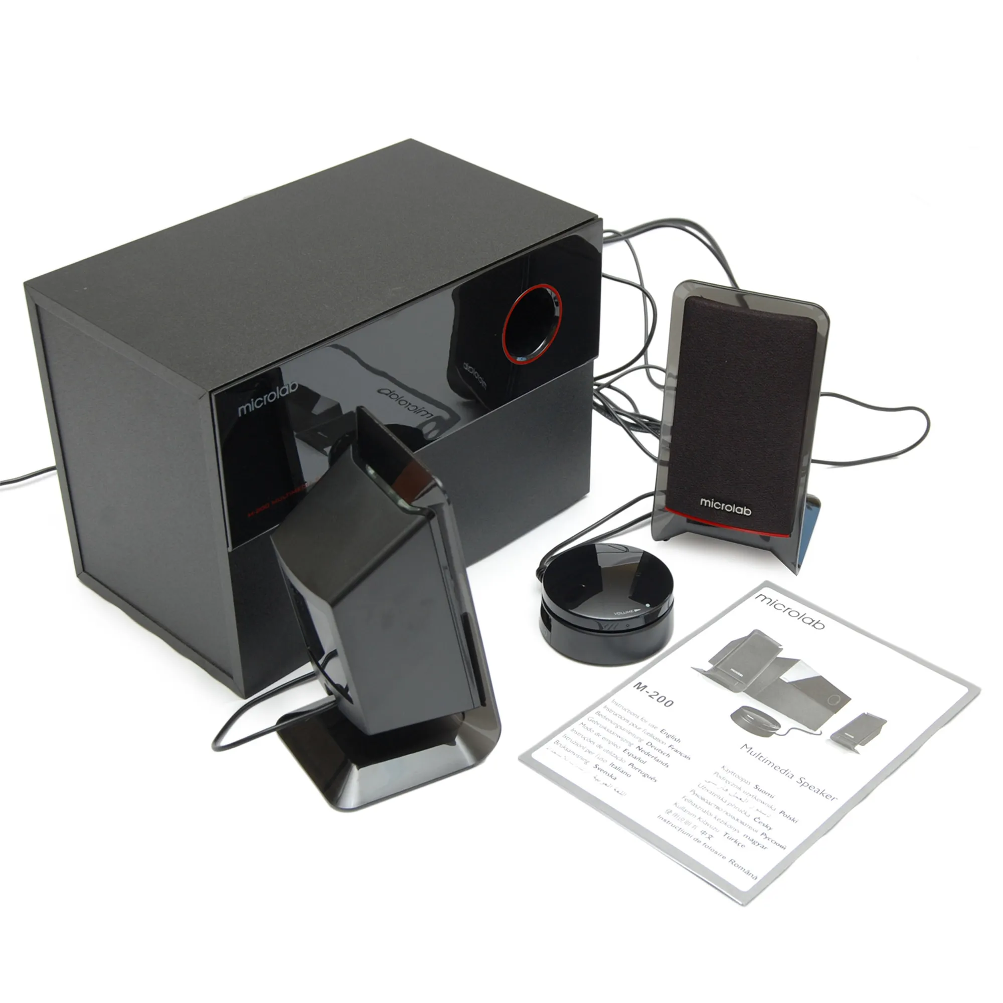 Купити Акустична система Microlab M-200 2.1 40W Black - фото 2