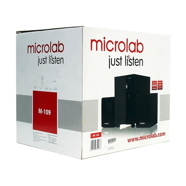 Купить Акустическая система Microlab M-109 2.1 10W Black - фото 3