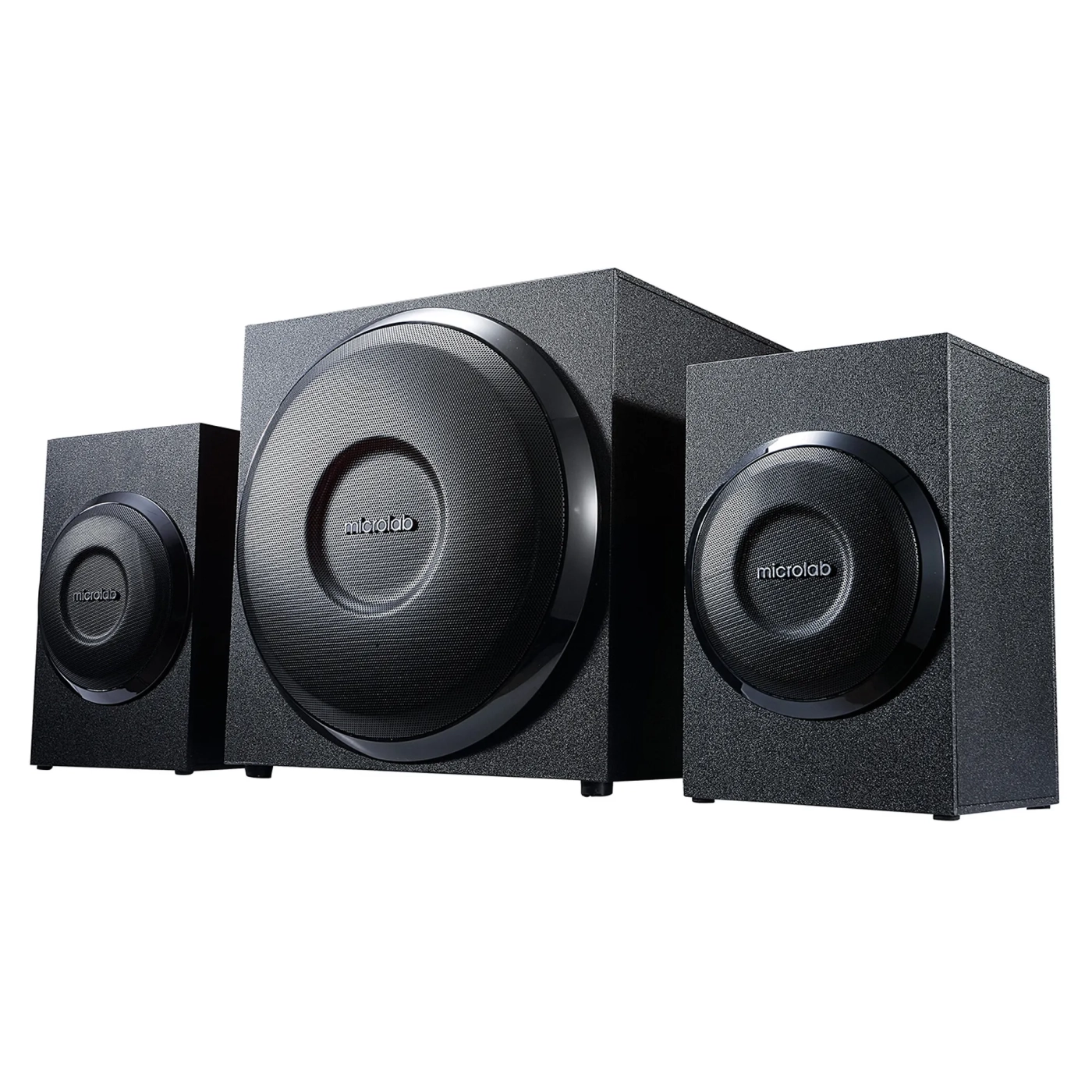 Купить Акустическая система Microlab M-110 2.1 10W Black - фото 1