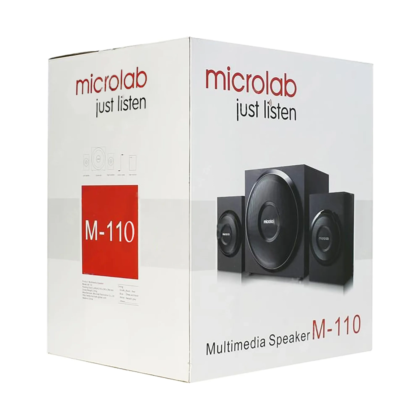 Купить Акустическая система Microlab M-110 2.1 10W Black - фото 8